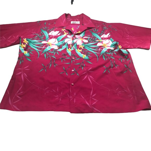 Hilo Hattie's Other - Hilo Hattie's Men's Hawaii Red Floral Shirt No Tag Preowned